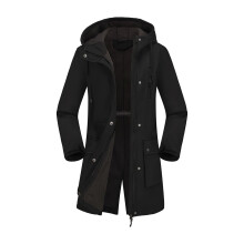 Giacca parka da donna spessa e calda con cappuccio, maniche lunghe, impermeabile, antivento e tasche, ideale per l'inverno e il freddo estremo.
