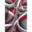 Covor gri modern abstract, 4x5, geometric, pentru living 3