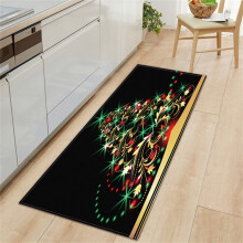Christmas Floor Runner Rug – Washable, Non-Slip Holiday Runner for Kitchen, Hallway, Entryway – Compatible with Indoor Decor