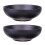 Bol de servir de melamina negra de 17,5 cm 3