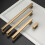 Poignées de meuble en bronze champagne, lot de 6 4