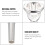Euphonium mouthpiece baritone large shank silver 8