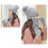 4PCS Γυναικείο καπέλο Beanie Knit με επένδυση από φλις, Σετ μάσκας χειμωνιάτικου κασκόλ, 4