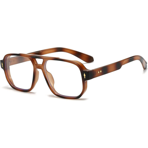 Blaulichtfilterbrille im Retro-Stil, quadratisch, Aviator-Stil