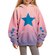 Hoodies in grote maten voor tienermeisjes en -jongens, sweatshirts met lange mouwen en zakken, losse truien met print, preppy outdoor tops, 4-14 jaar
