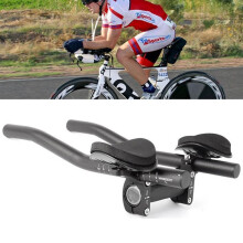 TT-stuur, aerostuur, triatlonstuur, verstelbaar fietsstuur, fietssteun, stuur voor mountainbike of racefiets.
