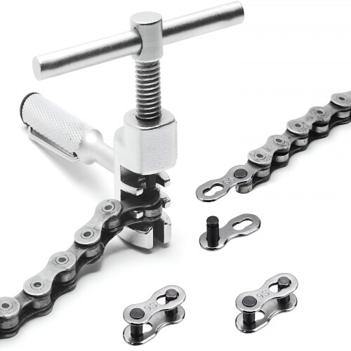 8 Pairs Bicycle Missing Link for 6, 7, 8, 9, 10 Speed Chain, Silver, Reusable 2