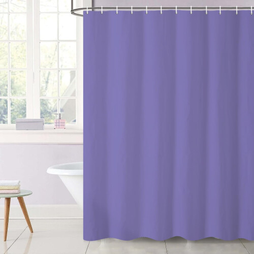 Rideau de douche violet en polyester 72 x 84 pouces