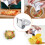 1Set Cheese Shredder Handheld Cheese Grinder White Plastic Stainless Steel Kitchen Use 5