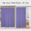 Rideau de douche violet en polyester 72 x 84 pouces 4
