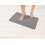 Tapis de bain en coton gris clair 43 x 61 cm 1