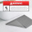 Tapis de bain en coton gris clair 43 x 61 cm 4