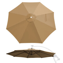10ft 8 Ribs Umbrella Canopy Replacement for Cantilever Umbrella, Umbrella Replacement Canopy ONLY, Frame NOT Included