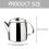 Cafetière de camping ACDANC en acier inoxydable 304 3