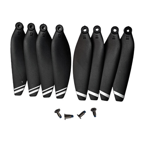 Vervangingsset dronepropellers 2,28 inch 8 stuks wit 1