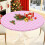 Round Waterproof Elastic Tablecloth 1