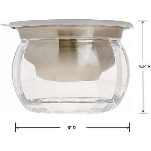 16-Unzen-Dipschale aus Edelstahl mit Eiskühlboden 1