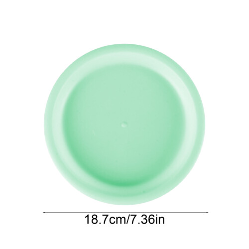 1 Pc Multi-Color Plastic Disc Plate - Shatterproof Snack Fruit Plate, Home Use 2