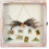 Flowers Shadow Box Display Case 11x11 White Pink 3