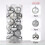 Christmas Ball Ornaments Glitter Silver 24Pcs 5