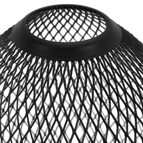Iron Drum Lampshade Black 14x11x11cm 2