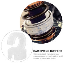 Worgeous 2Pcs White Rubber Shock Absorbing Springs for Cars and Vehicles