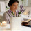 White Book-Shaped Vase 6.2x7.7in 7