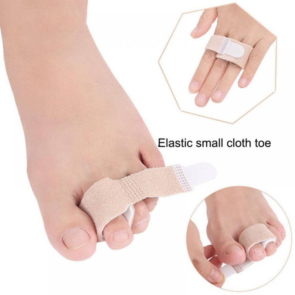 Hammer Toe Straighteners for Bent Toes, 4 Pack Toe Splints, Toe Corrector, Toe Wraps for Curled Toes, Crooked Toes and Hammer Toes