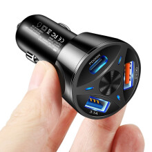 Adaptér pro rychlé nabíjení s USB typu C do auta (1 ks)