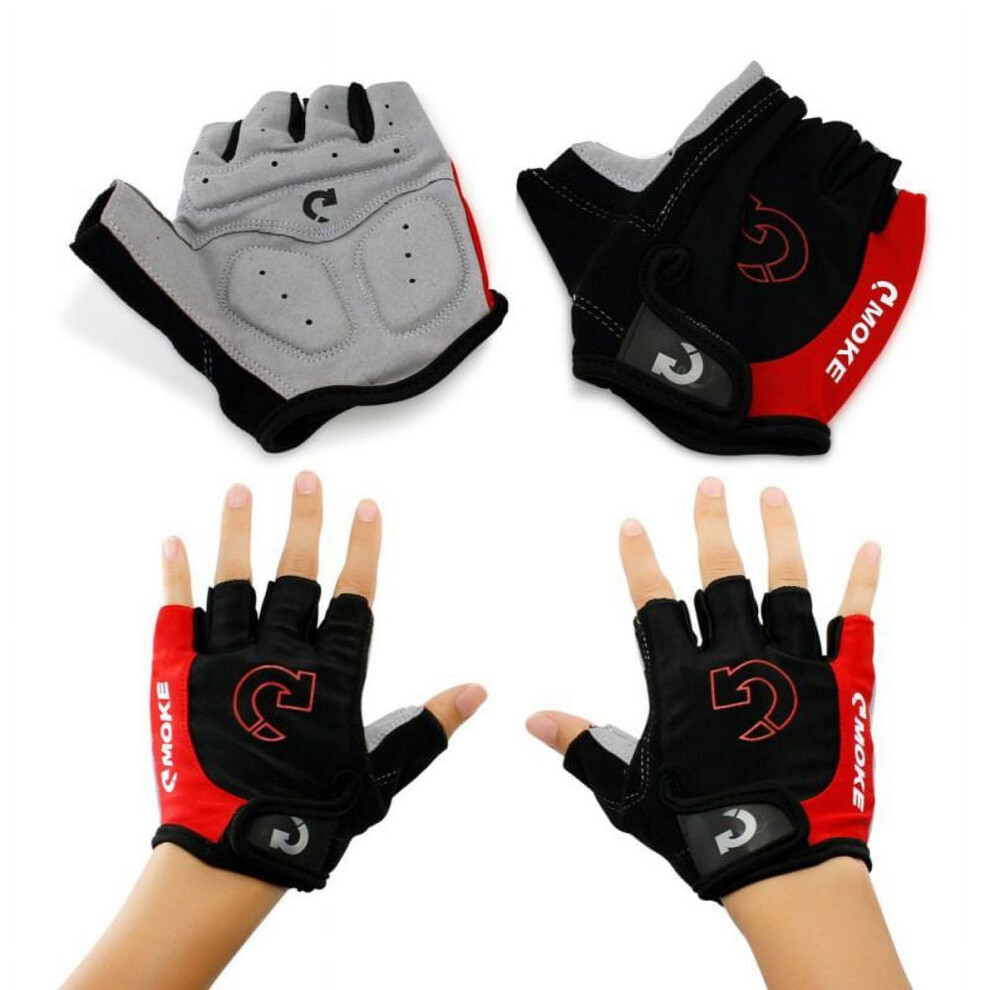 Men Sport Half Finger Anti Slip Pad Breathable Cycling Gloves Bike Mtb Bicycle The Road Gloves 9327961540026