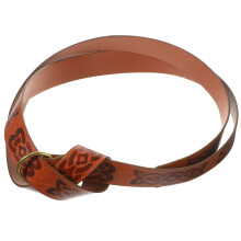 1 stuk middeleeuwse/renaissance riem in vintage stijl van PU-leer, verstelbare lengte voor cosplay-evenementen (190 x 3,5 x 0,2 inch)