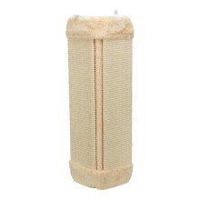 TRIXIE scratching board for room corners - sisal scratching surface - plush-covered back - catnip - 32 ? 60 cm - 43431