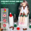 Ensemble de bonnets et écharpes miniatures tricotés pour poupées de Noël 7