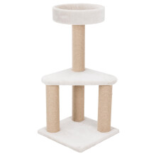 TRIXIE Cat Tree Ivan 32.3 in light grey ? multi-level cat scratching post with cosy lounging areas and robust scratching surfaces, comfortable &