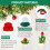 Ensemble de bonnets et écharpes miniatures tricotés pour poupées de Noël 3