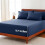 King Size Deep Pocket Sheet Set 6-Piece Navy 3