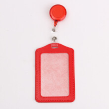 Portatarjetas retráctil con portatarjetas horizontal, portatarjetas de identificación para el trabajo y eventos, correa ajustable para el cuello,