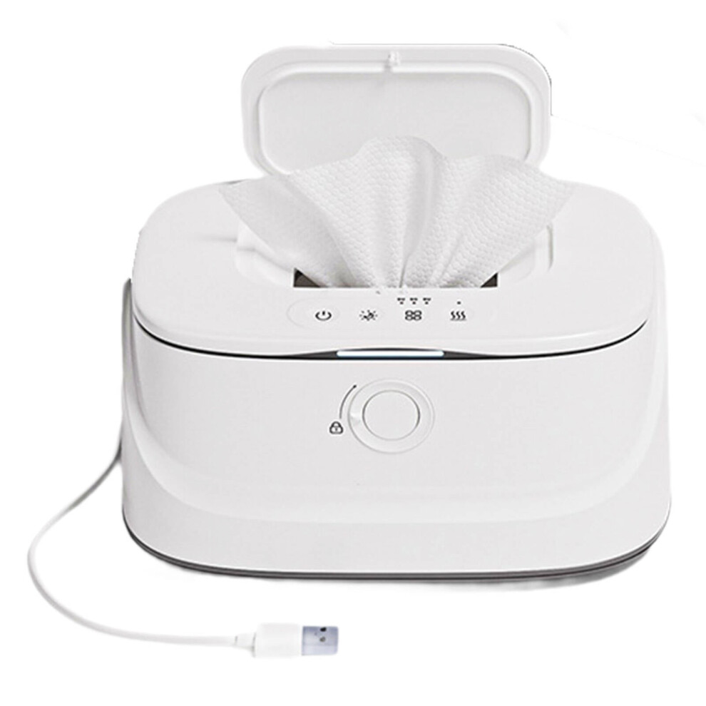 Wipe Warmer,3-Mode Adjustable Baby Wipes,Quick Heating Baby Wipe Warmer,Convenient Spring-Loaded Wipe Warmer