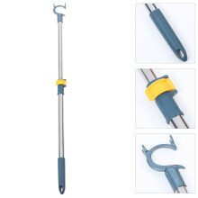 Retractable Closet Pole Reach Clothing Pole Clothesline Pole Rod Closet Reach Pole
