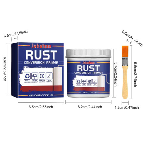 Rustkonverterende grunning for metallbehandling 100 ml 1