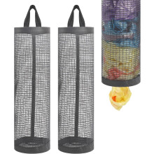 Hængende plastikposeholder i net – 2 stk.