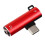 Adapter USB C do gniazda słuchawkowego 3,5 mm, czerwony 1