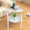 Fire-klap sofa sidebord med opbevaring 1 stk. 4