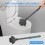 Brosse et ventouse pour WC, gris, lot de 2 7