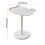 Bear-shaped nightstand with removable tray, white 4