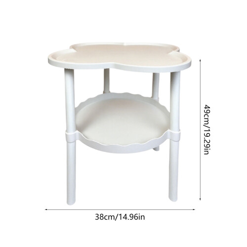 Fire-klap sofa sidebord med opbevaring 1 stk. 2