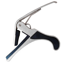 Capotasto per chitarra, Capotasto per chitarra regolabile in modo flessibile, Capotasto facile da usare per chitarra elettrica, Argento
