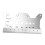 Bolt Gauge Card Double-Sided Compact 1-Pack 1