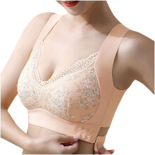Sutiã embutido para mulheres, sutiã feminino com alças removíveis, confortável para uso diário.