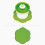Catit Catit Flower Placemat, Medium, Green 3
